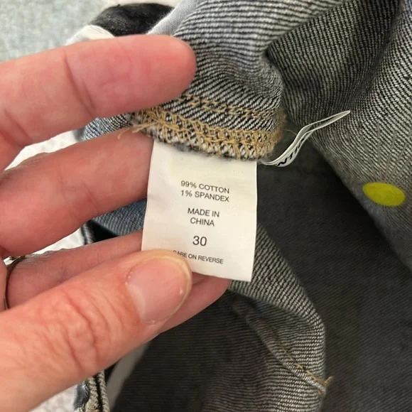 Happy Nature Black Stone Washed High Rise Denim Shorts - Picture 6 of 6